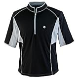 Coolibar UPF 50+ Men's Short-Sleeve Quarter Zip Splash Guard - Sun Protection