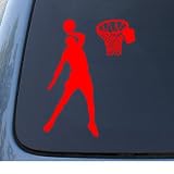 BASKETBALL - Hoops Sport - Car, Truck, Notebook, Vinyl Decal Sticker 1207 | Vinyl Color:... by NS-FX