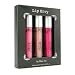 Lip Envy Silk Shimmer Lip Gloss Trio - ( # Wild Pink # Beige Shimmer # Hibiscus ) 3x9.76ml/0.33oz