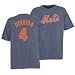 Mets - Majestic Cooperstown Dyed Name and # Tee - Men's - Dykstra, Lenny ( sz. S, Denim : Dykstra, Lenny : Mets )