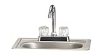 Bull Outdoor Products 12389 Standard Sink with Faucet, Stainless Steel Bull Outdoor Products 12389 Standard Sink with Faucet, Stainless Steel