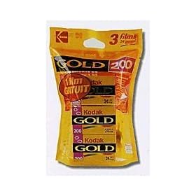 EASTMAN KODAK COMPANY KOD 6033971 GOLD 200/24EXP 3PACK GB 135-