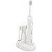 Ivation Rechargeable Electric Toothbrush w/Sonic Wave Technology & UV Sanitizer - Includes Induction Charging Base & 3 Brush Heads