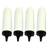 Doulton W9121200 7'' Super Sterasyl Ceramic Filter Candle - Pack of 4