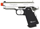 TSD Tactical WE 1911 Gas Blowback Airsoft Pistol with Caspian Trademark (3.8 Slide-Silver)