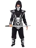 Skull Lord Ninja - Gold Costume Small 4-6X