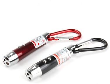TKOUXIN Sport UV Light 1mW Red Laser Flashlight (White Light, Assorted Colors)