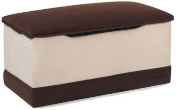 Deluxe Toy Box Finish: Beige and Chocolate Micro Fiber