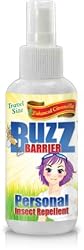 BuzzEnder Insect Repellent Spray (Travel Size) - All Natural - With Enhanced Citronella - Keeps Mosquitos, Biting Flies and Midges Away Safely and Effectively!