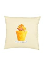 Anne Geddes Cojín Con Relleno Extraíble Flowerpot (Crema)