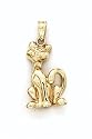 14K Cat Pendant - GH16224