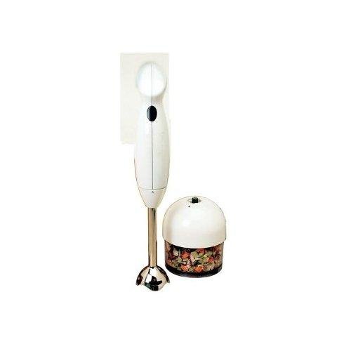 Maxi-Matic EC-3060X Elite Cuisine 200W Hand Blender with 3-Cup Food Processing-Cup and Attachments, White