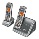 Uniden DECT 6.0 Compact Cordless Phone with Caller ID and Extra Handset and Charging Cradle.