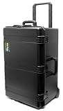 Pelican Storm iM2975 Case with Wheels, Watertight, Padlockable Case, with Padded Divider Interior, Black