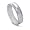 Platinum Milgrained Edge Men's Wedding Band, 6mm