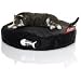 Catbag - Cushion Style Cat Bed - Black (Black) (4H x 24''W x 24D)