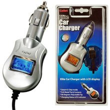 Cellet Elite Car Charger with Smart Display & IC Chip Protection For LG LG: CE110, Trax CU575, VX-8350, VX-8550 Chocolate, VX-8700, VX-9400, VX-9900 enV, VX-8500 Chocolate, LX-160, Muziq, LX-570, Wave AX-380/ UX-380, AX-275, VX-8600, AX-8600, Rumor, VX-5400, CU515, CG180, VX-10000 Voyager, Venus VX-8800, CU720 Shine, Vu / CU920 / CU915 - Retail Packaging