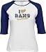 St. Louis Rams Women's I Love Football T-shirt, Size= Large