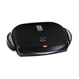 George Foreman GRP4B Next Grilleration 72 Square Inch Black Removable Plate Grill