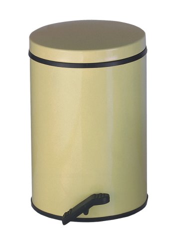 Wesco 117 212-08 Tretabfallsammler Softer, 13 Liter, vanillegelb