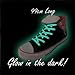 Liroyal Glow in the Dark Pair of Shoe Laces Green