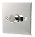 Kitchen & Housewares : POLISHED CHROME 1 GANG 2 WAY 500 WATT DIMMER C355PCB