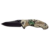 Assisted Opening Camo Liner Lock Knife