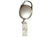 Produkt-Bild: Ausweis Jojo mit Schlaufenclip Oval in silber