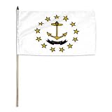 Rhode Island Flag 12 x 18 inch