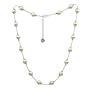 Majorica Jewelry 17" Pearl and Silver Chain Necklace