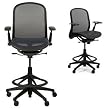 Chadwick Drafting Chair-Highly Adjustable Black