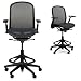 Chadwick Highly Adjustable Drafting Chair in Black