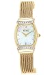 Ladies' Eco-Drive Gold-Tone Bracelet Mother-Of-Pearl Dial Cabochon Crown Citizen Watch