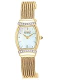 Ladies' Eco-Drive Gold-Tone Bracelet Mother-Of-Pearl Dial Cabochon Crown Citizen Watch