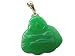 Green Jade Native Buddha, 14k Gold