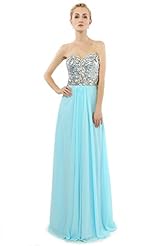 Strapless Sleeveless Sequined Cocktail Evening Dress/Prom Dress/Wedding Party Dress 