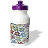 Florene Jewish Theme - Calico Jewish Stars - Water Bottles
