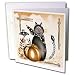 Milas Art Halloween - Halloween Cat - Greeting Cards-12 Greeting Cards with envelopes