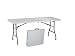 6-Foot White Center-Folding Table 29x72x30 for Trade Shows, Events and Displays