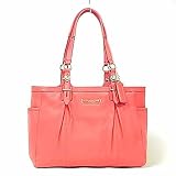 (コーチ)COACH ギャラリー レザー イーストウエスト トート F15147 SV/A8(パパイヤピンク) [並行輸入品] COACH 中古