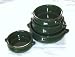 Set of Green Terracotta Serving Dishes