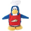 Disney Club Penguin 6 Inch Plush Pizza Chef