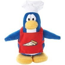 Disney Club Penguin 6 Inch Plush Pizza Chef