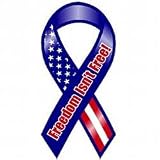 Freedom Isn't Free ribbon magnet