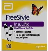 Freestyle Insulinx Test Strips 100ct Box