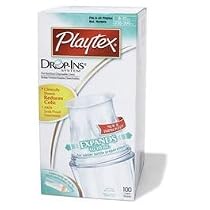 Playtex Drop-Ins Pre-Formed Soft Bottle Liners, Expandable to 10 oz. 100 ea
From Playtex
