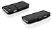 Cadorabo Book Case Compatible with Samsung Galaxy MEGA 5.8 in Oxid Black - with Stand Function and Card Slot Made of Structured Faux Leather - Wallet Etui Cover Pouch PU Leather Flip