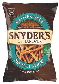 Snyder's of Hanover Gluten Free All Natural Pretzel Sticks 8-oz (2 Pack)