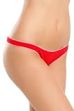 Underglam Red Pink Trim Thong S