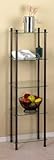 5 Shelf Glass Tower (Oil Rubbed Bronze) (54"H x 16"W x 12"D)